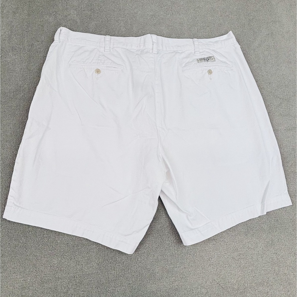 Vintage Polo Ralph Lauren Tennis Chino Shorts Men's Size 42x9" White Overall 22"